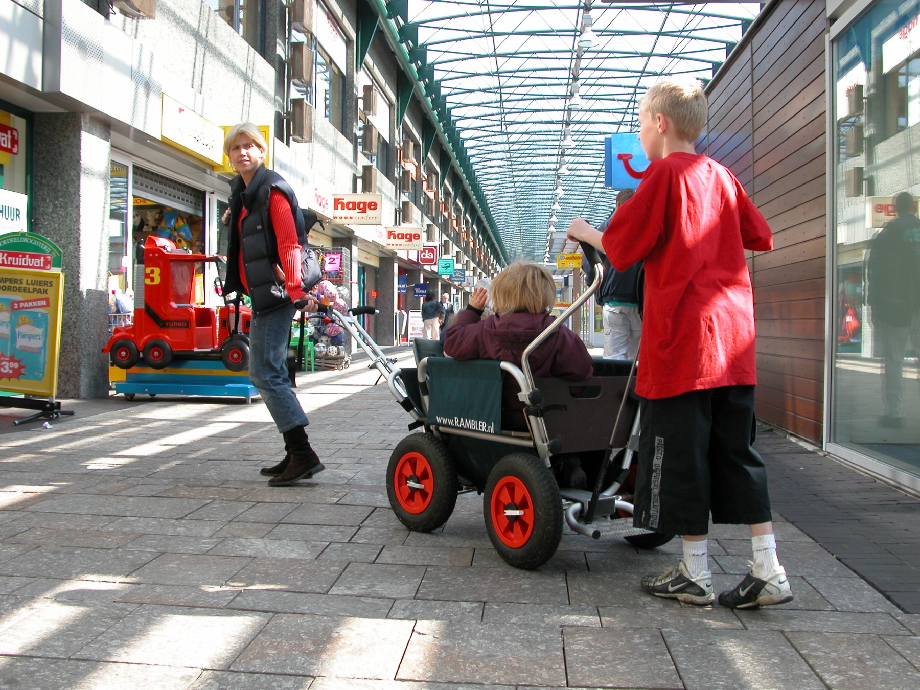 Transport und Einkaufen